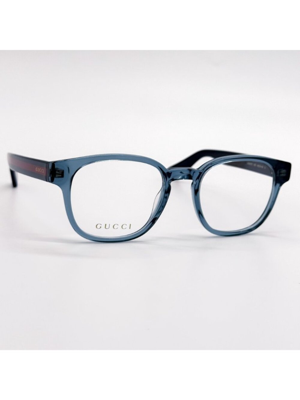 NEW GUCCI EYEGLASSES GG0927O 006 CLEAR BLUE GUCCI EYEWEAR - Picture 6 of 11